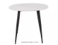 Okrągły stół ceramiczny Rion 90 cm biały marmur | MIRAT styl LOFT