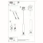 Lampa wisząca LINO 1 | sklep MIRAT  kolekcja lino