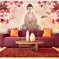 Fototapeta XXL - Budda i magnolia-1