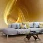 Fototapeta - Gold fractal background-1