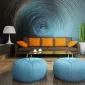 Fototapeta - Water swirl-1
