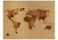 Fototapeta - Herbaciana mapa świata-2