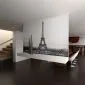 Fototapeta - Paryż czarno-biała fotografia-1
