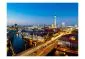 Fototapeta - Berlin view from Fischerinsel (night)-2
