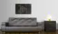 Obraz - Text map of Spain on the blackboard - triptych-2
