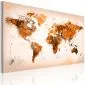 Obraz - Map of the World - Desert storm-1