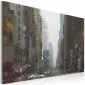 Obraz - Rainy city behind the glass-1
