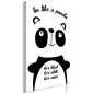 Obraz - Be like a panda (1-częściowy) pionowy-1