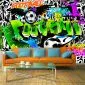 Fototapeta - Piłkarskie graffiti-1