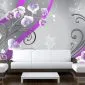 Fototapeta - Purpurowe orchidee - wariacja-1