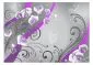 Fototapeta - Purpurowe orchidee - wariacja-2