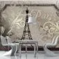 Fototapeta - Vintage Paris - złoty-1