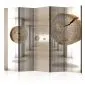 Parawan jednostronny  3D 225 x 172 cm Beżowy