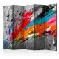 Parawan jednostronny  Abstrakcje 225 x 172 cm Czerwony