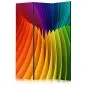 Parawan dwustronny 3D 135x172 cm 3-częściowy wielokolorowy | MIRAT.