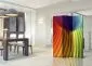 Parawan dwustronny 3D 135x172 cm 3-częściowy wielokolorowy | MIRAT.
