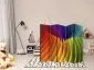 Parawan jednostronny  3D 225 x 172 cm Wielokolorowy