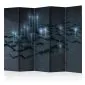 Parawan dwustronny  3D 225 x 172 cm Czarny