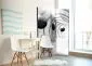 Parawan akustyczny 3D 135x172 cm 3-częściowy czarny | MIRAT.