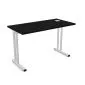 Biurko EASY SPACE C-LEG RC 120x60cm czarne grafitowe metalowe I sklep meblowy MIRAT.