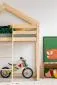 Łóżko MILA DMPA 90x190 sosna domek z antresolą | MIRAT. w stylu  kolekcja MILA