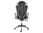 Czarny fotel ergonomiczny Q-080M z atestem BHP i wieszakiem | MIRAT