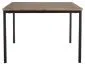 Stół industrialny City 110x75 cm dąb artisan czarne nogi | MIRAT styl LOFT