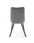Krzesło K450 VELVET szare tapicerowane do salonu | MIRAT. styl GLAMOUR, LOFT