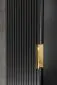 Szafka łazienkowa ADEL BLACK 80 35cm czarny mat ryflowane fronty I sklep meblowy MIRAT. styl LOFT, RYFLOWANY