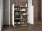 Komoda NILA 4D 113 dąb wotan/biała mat czterodrzwiowa | MIRAT. styl LOFT kolekcja NILA