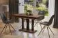 Stół rozkładany APPIA BLACK 130(210)x80 dąb stirling/czarny industrialny | MIRAT. styl LOFT