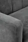 Sofa rozkładana ARMANDO VELVET szara na metalowych nogach | MIRAT.