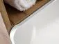 Szafka łazienkowa ARUBA 35 cm biała/dąb słupek | MIRAT. w stylu  kolekcja ARUBA