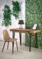 Biurko B-39 orzech miodowy/czarne komputerowe | MIRAT. w stylu LOFT kolekcja