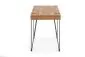 Biurko B-39 orzech miodowy/czarne komputerowe | MIRAT. w stylu LOFT kolekcja