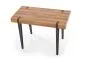 Biurko B-39 orzech miodowy/czarne komputerowe | MIRAT. w stylu LOFT kolekcja