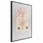 Plakat Tajemnicze drzewko 40x60 cm z ramą czarną bez marginesu | MIRAT.