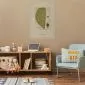 Plakat Abstrakcyjne drzewo 21x30cm z ramą złotą bez marginesu | MIRAT. kolekcja b-A-0396-ao-a