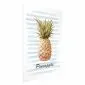 Plakat Ananas i paski 21x30cm bez ramy bez marginesu | MIRAT. kolekcja b-B-0348-ao-a