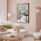 Plakat Rosa 21x30 cm z ramą czarną bez marginesu | MIRAT.