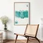 Plakat Ananas 60x90cm z ramą złotą z marginesem | MIRAT.  kolekcja b-C-0288-ao-a
