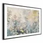 Plakat Gobelinowy wzór 60x40 cm z ramą czarną z marginesem | MIRAT.