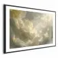 Plakat Zachwycająca gra kolorów 90x60 cm z ramą czarną z marginesem | MIRAT.