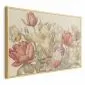 Plakat Bukiet 30x21 cm z ramą złotą bez marginesu | MIRAT.