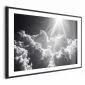 Plakat Nadzieja w chmurach 42x29,7 cm z ramą czarną z marginesem | MIRAT.