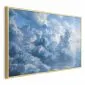 Plakat Ocean w powietrzu 30x21 cm z ramą złotą bez marginesu | MIRAT.