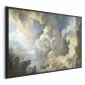Plakat Słońce i cienie 42x29,7 cm z ramą czarną bez marginesu | MIRAT.