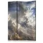 Parawan jednostronny Pejzaże 135x172 cm 3-częściowy szary | MIRAT.