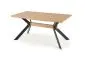 Stół BACARDI 160(220)x90 dąb/czarny rozkładany w stylu loft | MIRAT. w stylu LOFT kolekcja
