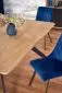 Stół BACARDI 160(220)x90 dąb/czarny rozkładany w stylu loft | MIRAT. w stylu LOFT kolekcja
